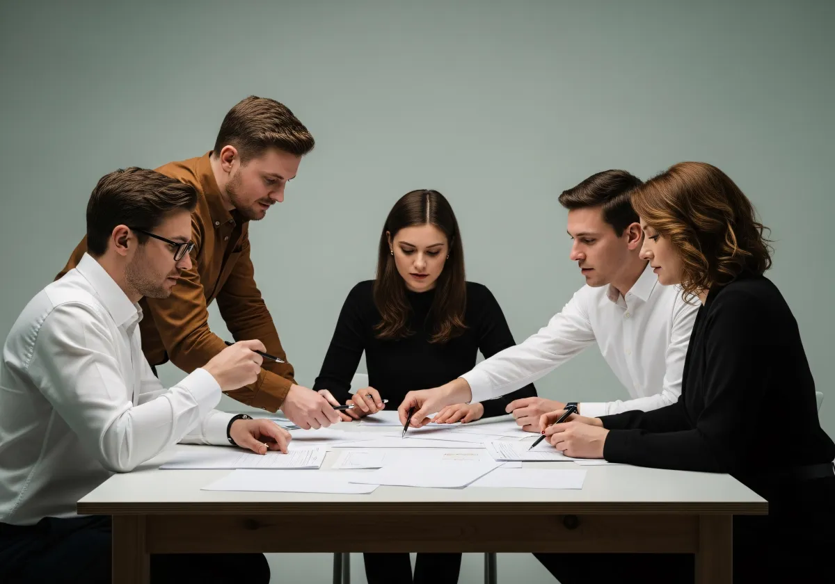 Team analysiert Branchen-Trends